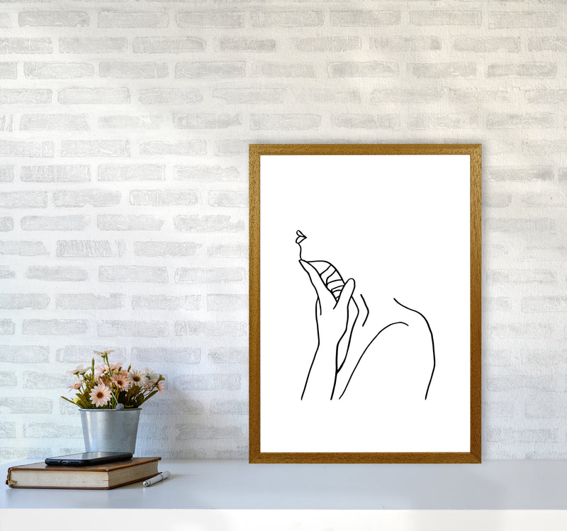 Finger On Chin By Planeta444 A2 Print Only