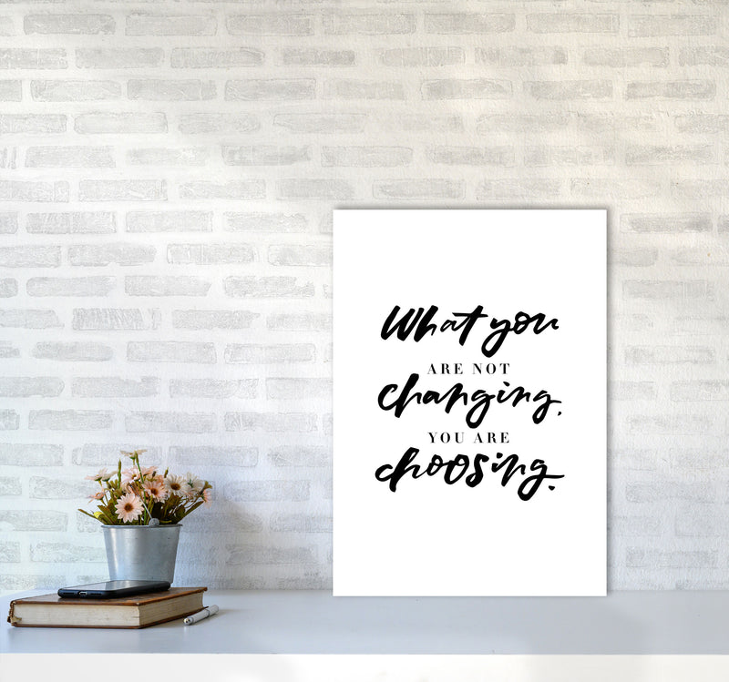What You Are Not Changing By Planeta444 A2 Black Frame