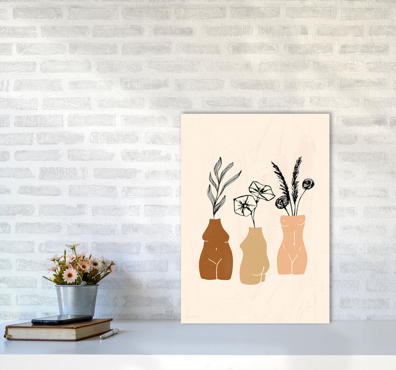 Vases Sculptures 3women1 By Planeta444 A2 Black Frame