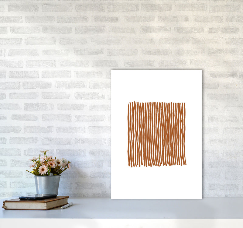 Abstract Parallel Lines By Planeta444 A2 Black Frame