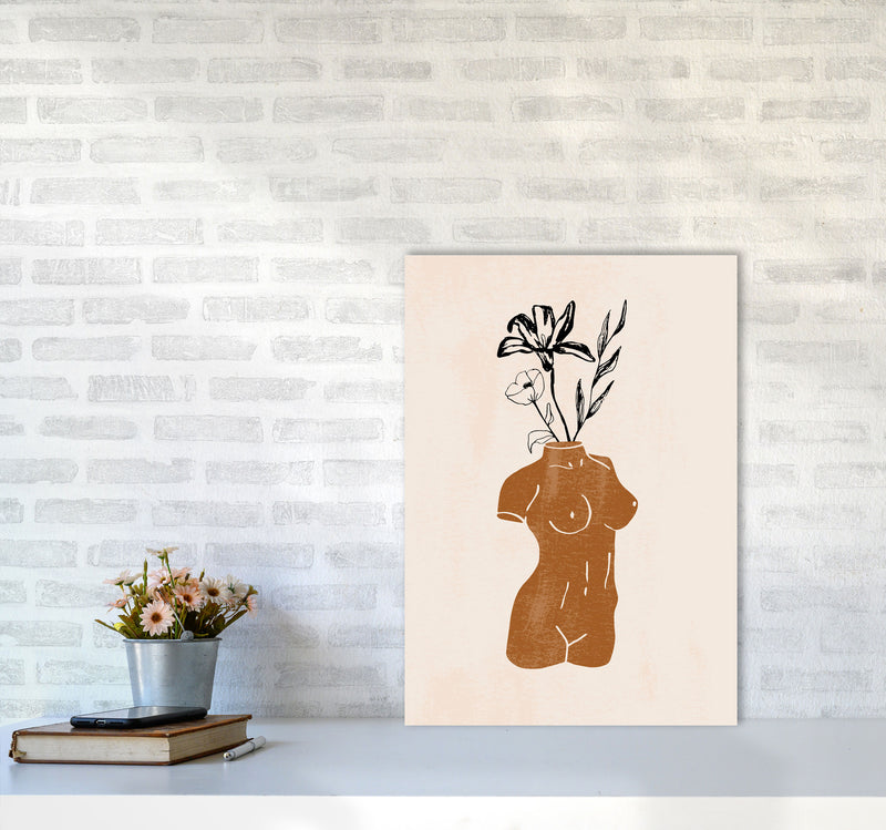 Vases Sculptures Woman1 By Planeta444 A2 Black Frame