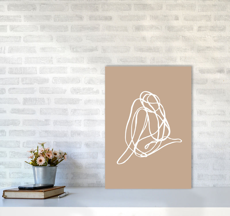 Tangled Lines Female3 By Planeta444 A2 Black Frame