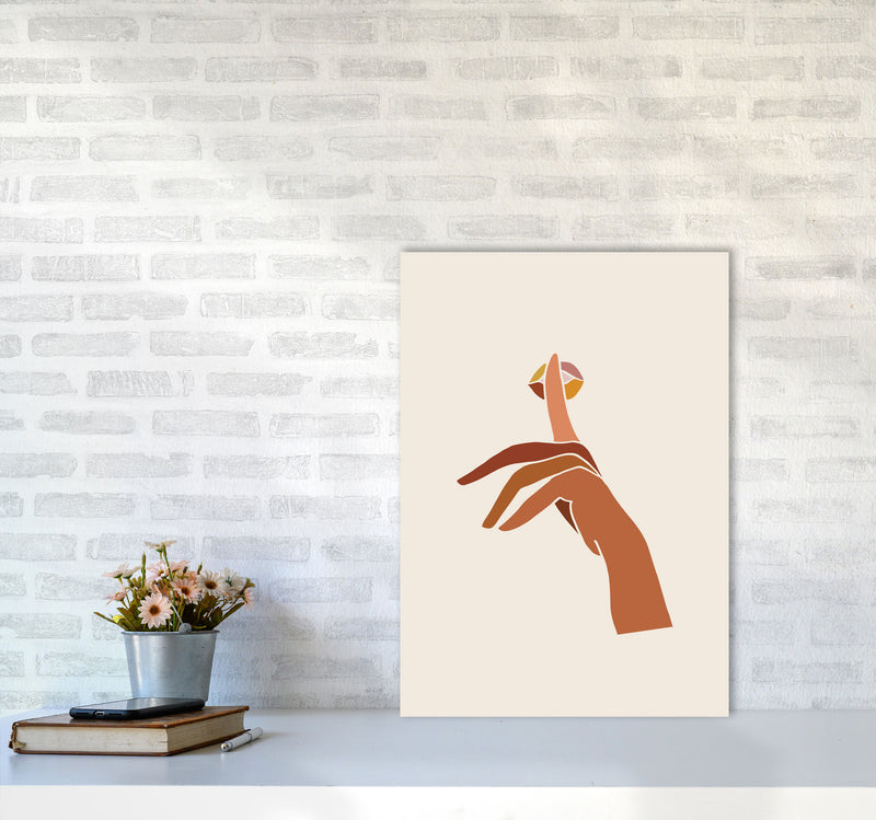 Shhh1 Mosaic Earthly By Planeta444 A2 Black Frame