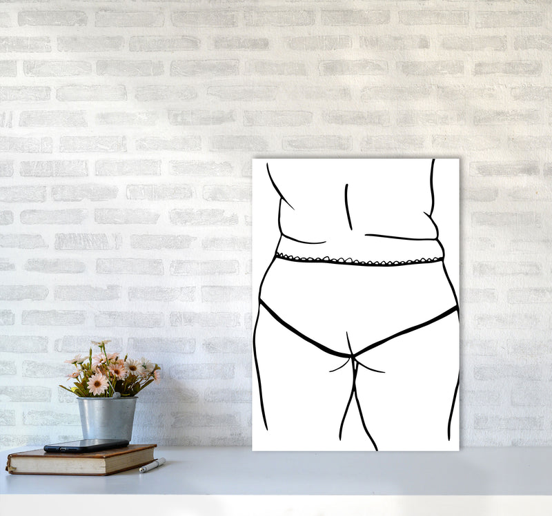 Curvy Female Back2 By Planeta444 A2 Black Frame
