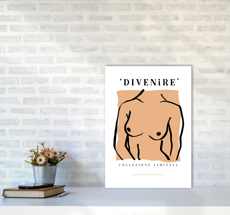 Divenire2 Corpo By Planeta444 A2 Black Frame