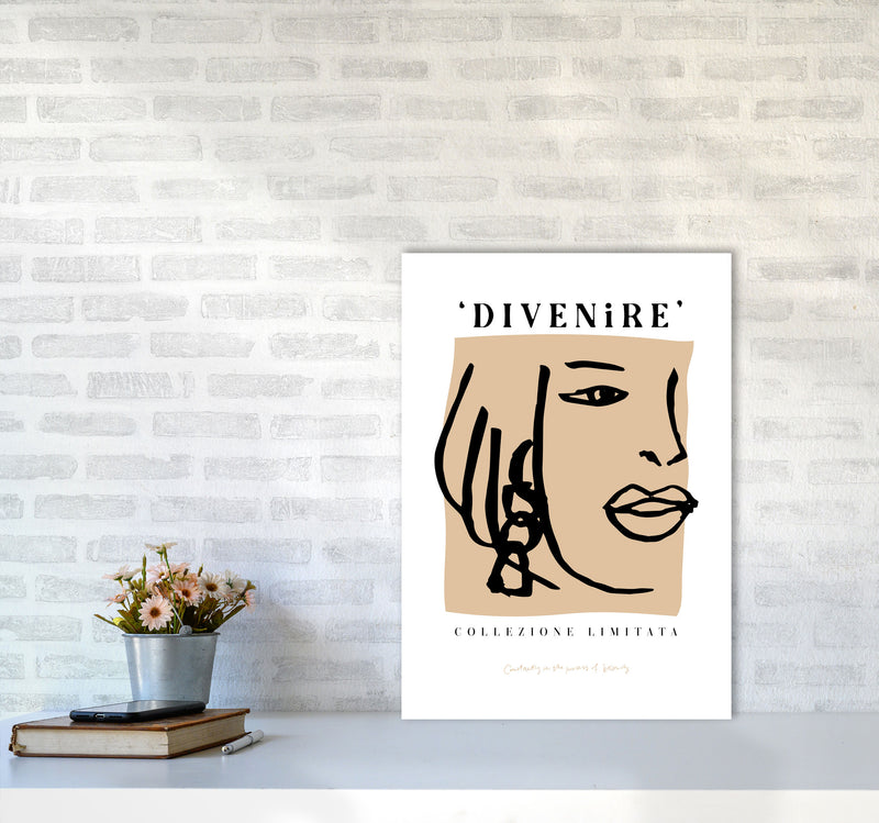 Divenire1 Viso By Planeta444 A2 Black Frame