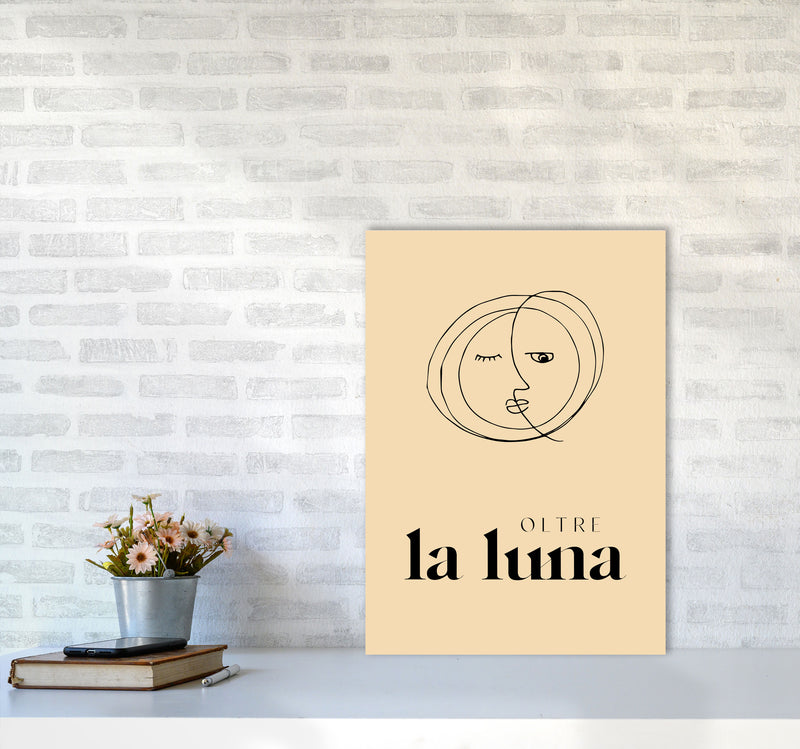 Oltre La Luna By Planeta444 A2 Black Frame