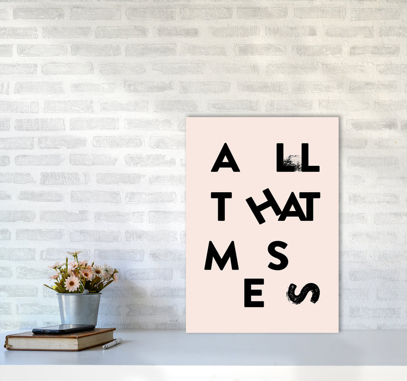 All That Mess Black By Planeta444 A2 Black Frame