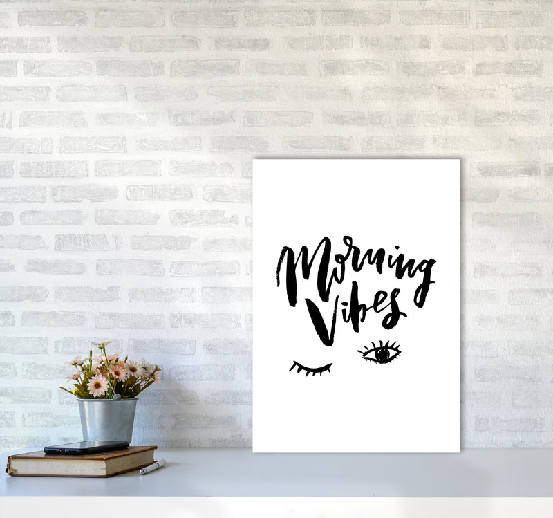 Morning Vibes By Planeta444 A2 Black Frame