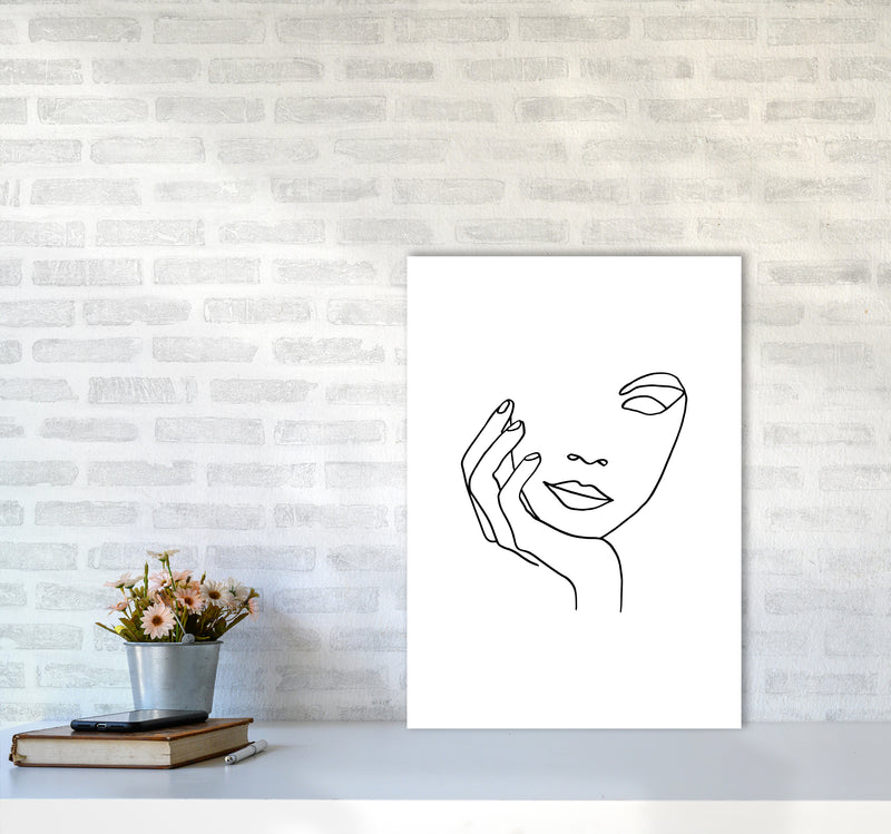 Hand One Eye By Planeta444 A2 Black Frame