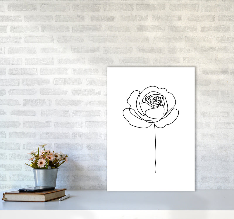 Rose1 By Planeta444 A2 Black Frame