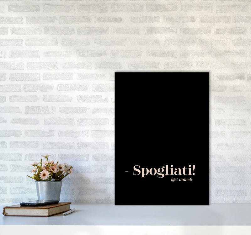 Spogliati By Planeta444 A2 Black Frame