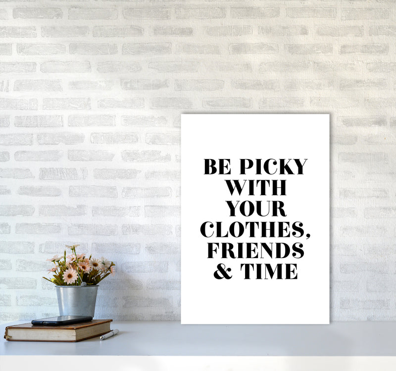 Be Picky By Planeta444 A2 Black Frame