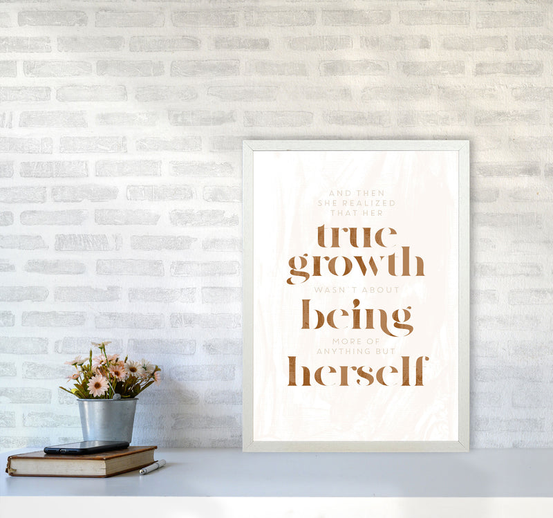 And Then She Realized2 Terra1 By Planeta444 A2 Oak Frame