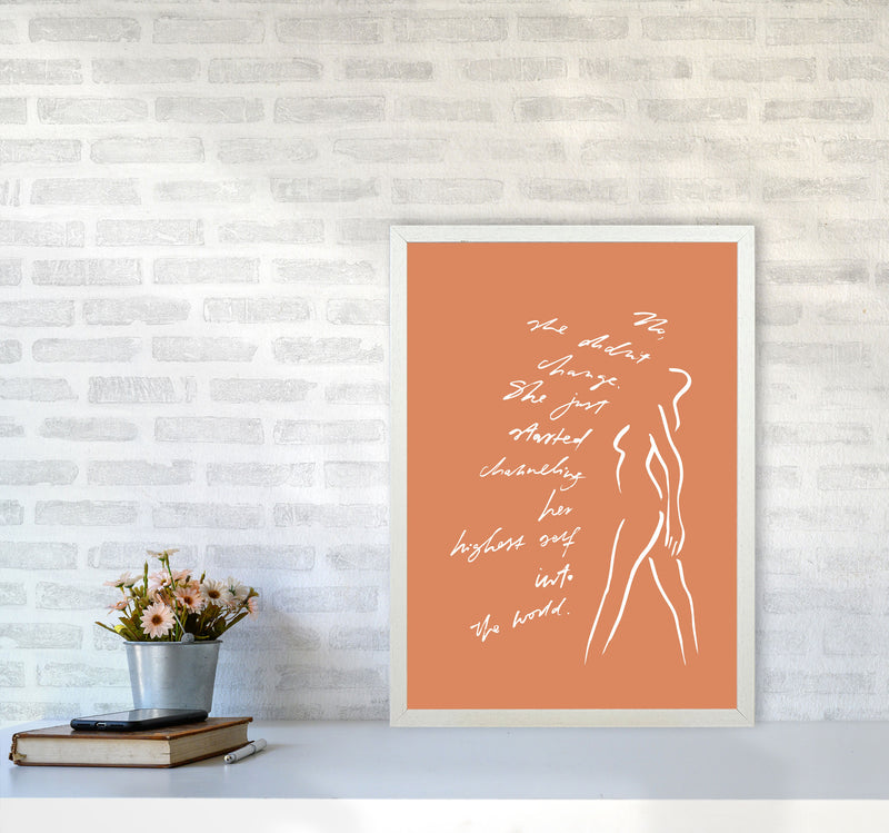 No She Didnt Change Sketch By Planeta444 A2 Oak Frame