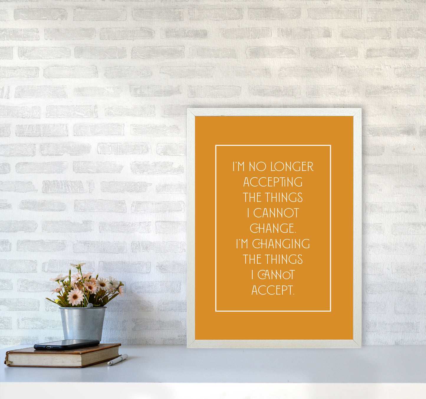Im No Longer Accepting By Planeta444 A2 Oak Frame