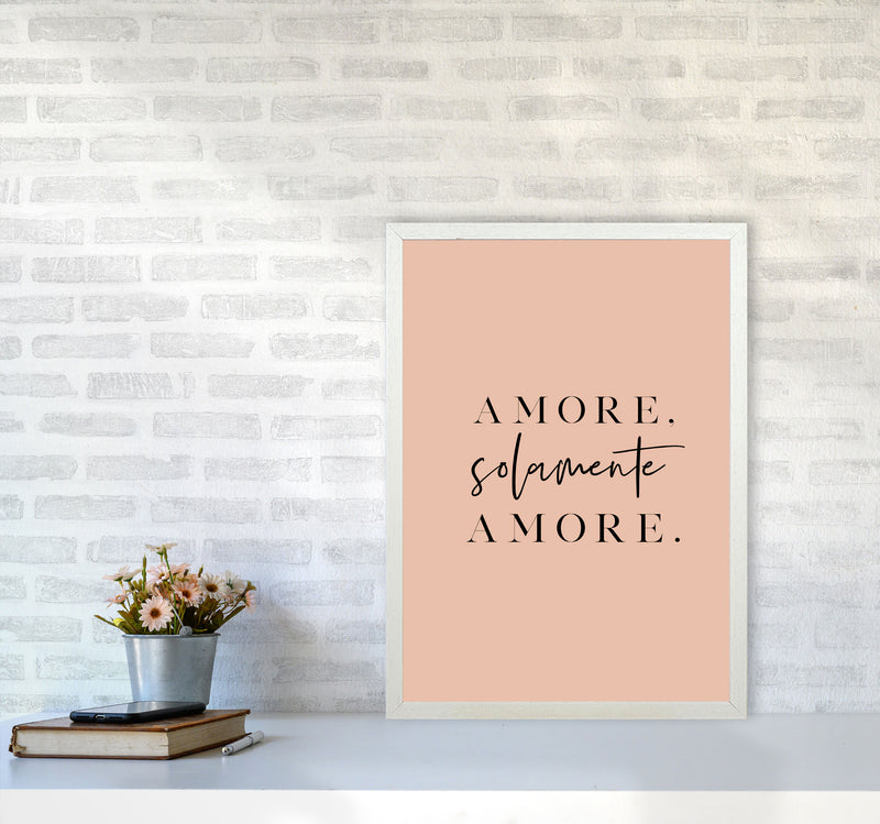 Amore Solamente Amore By Planeta444 A2 Oak Frame