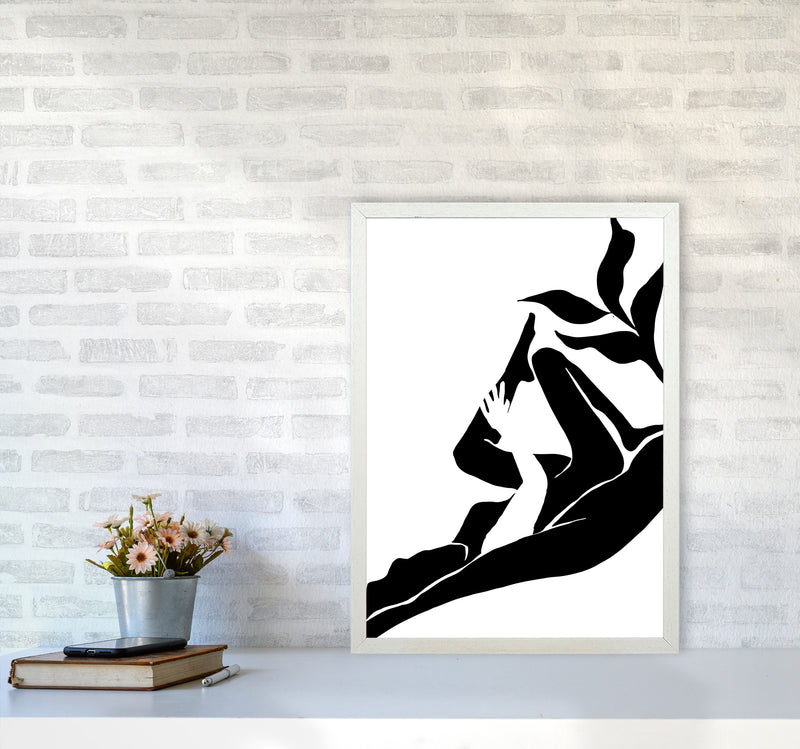 Matisse Lying Plant By Planeta444 A2 Oak Frame