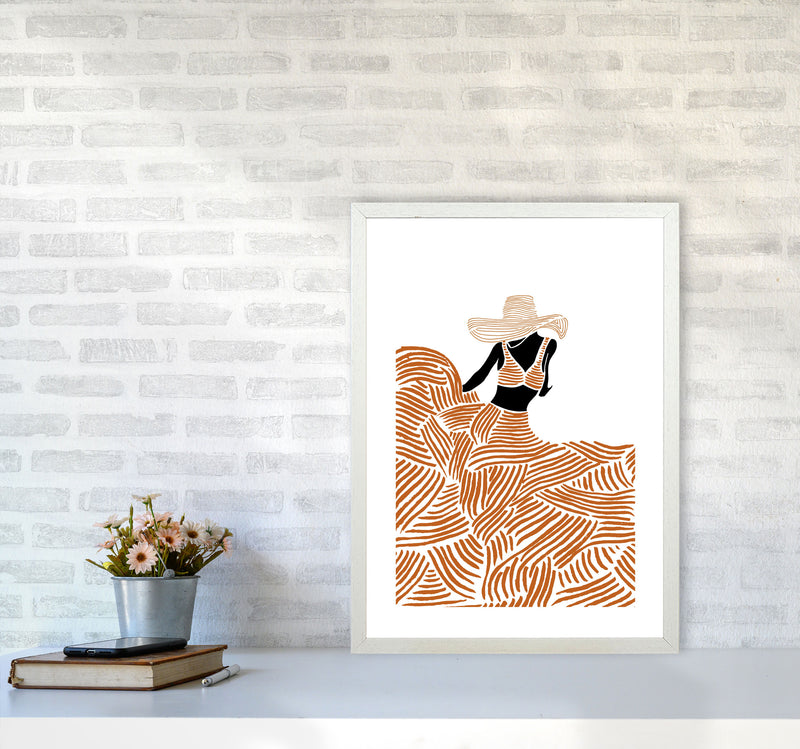 Diving Into Earth By Planeta444 A2 Oak Frame