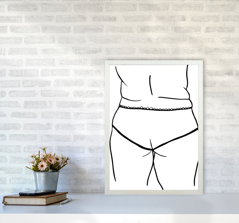 Curvy Female Back2 By Planeta444 A2 Oak Frame