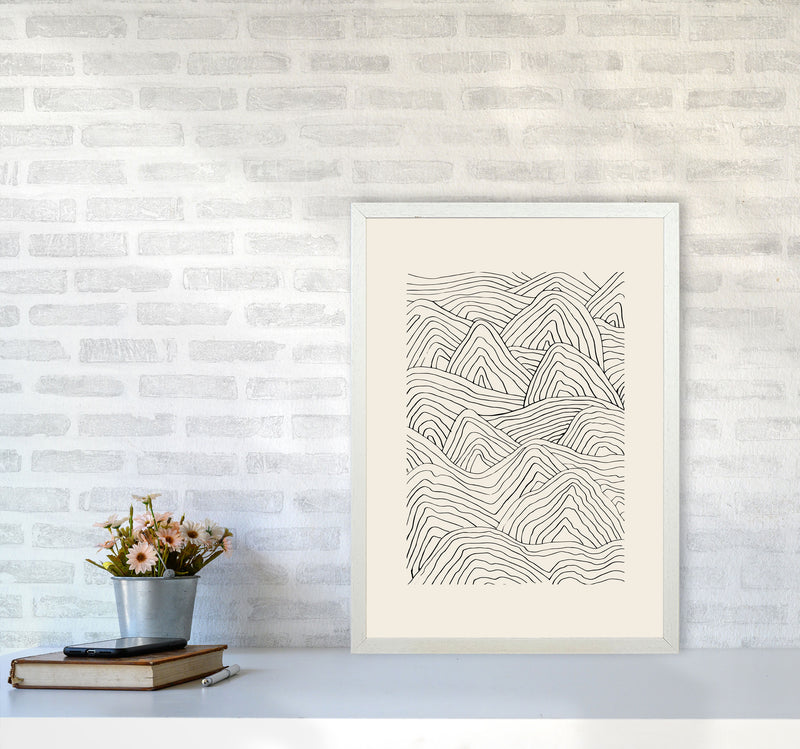 Organic Dunes By Planeta444 A2 Oak Frame