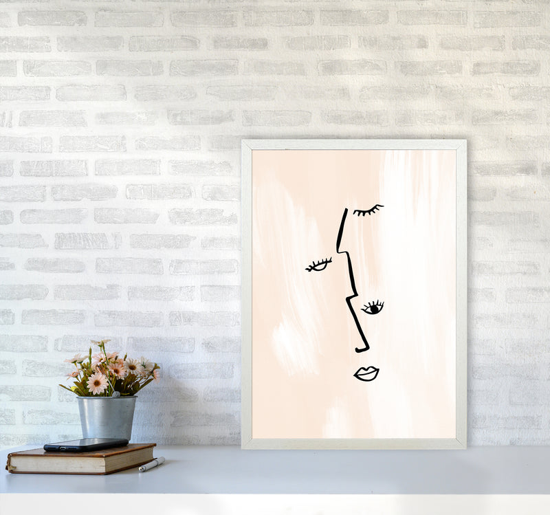 Printed Picasso Minimal Profiles2 By Planeta444 A2 Oak Frame