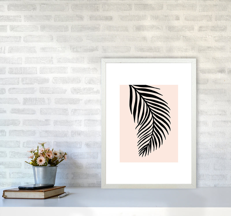Palm Rose Rectangle 1 By Planeta444 A2 Oak Frame