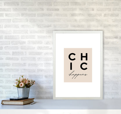 Chic Happens3 By Planeta444 A2 Oak Frame