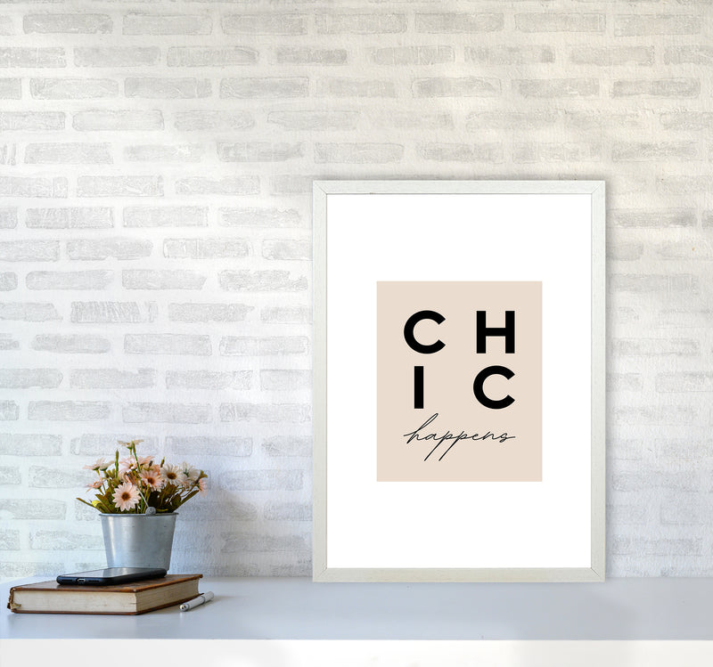 Chic Happens3 By Planeta444 A2 Oak Frame