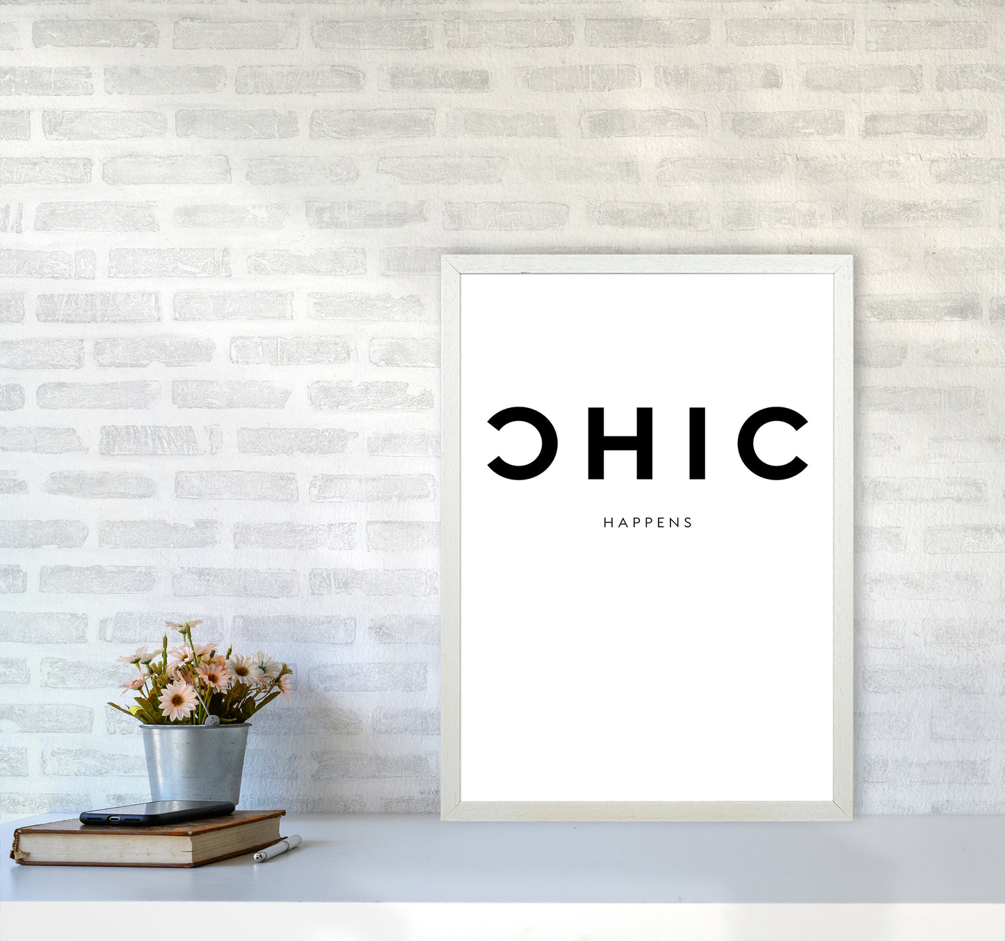 Chic Happens2 By Planeta444 A2 Oak Frame