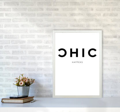 Chic Happens2 By Planeta444 A2 Oak Frame