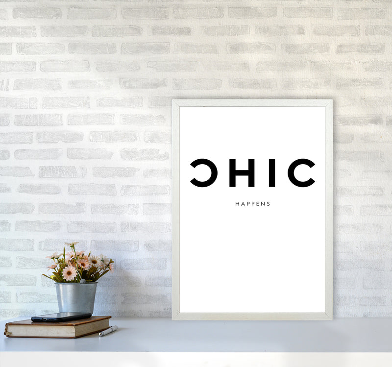 Chic Happens2 By Planeta444 A2 Oak Frame