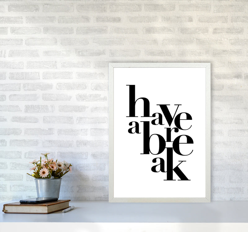 Have A Break By Planeta444 A2 Oak Frame