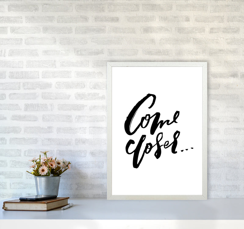 Come Closer By Planeta444 A2 Oak Frame