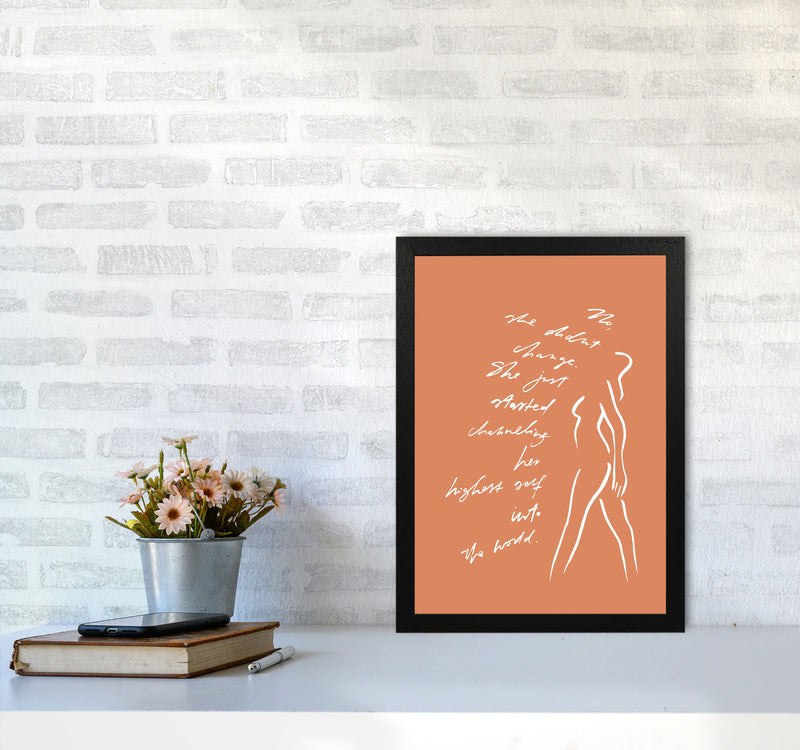 No She Didnt Change Sketch By Planeta444 A3 White Frame