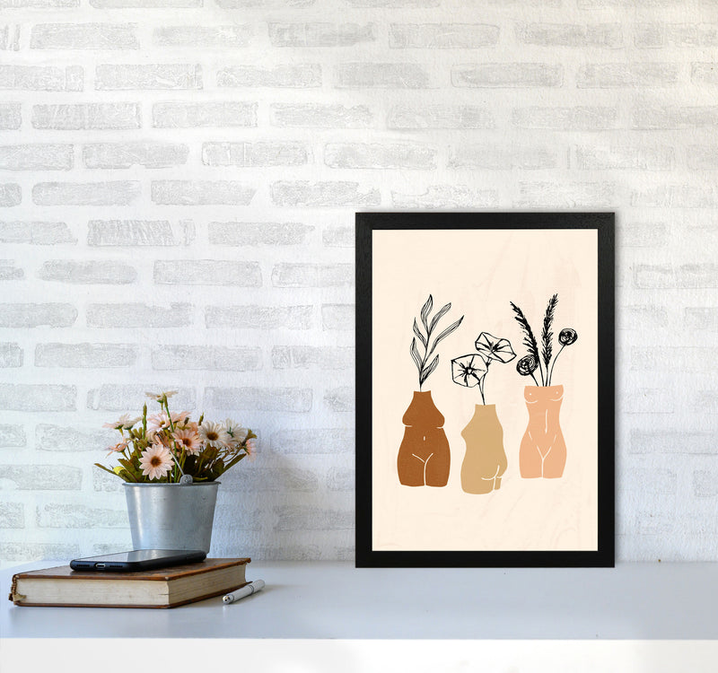 Vases Sculptures 3women1 By Planeta444 A3 White Frame