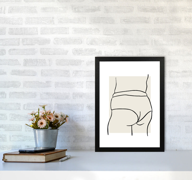 Curvy Female Back1 By Planeta444 A3 White Frame