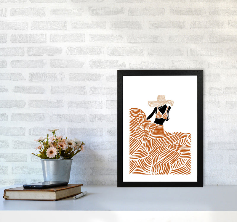 Diving Into Earth By Planeta444 A3 White Frame