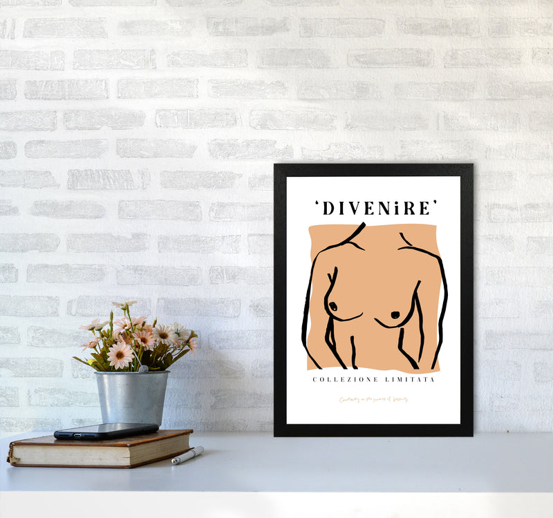 Divenire2 Corpo By Planeta444 A3 White Frame