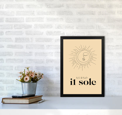 Verso Il Sole By Planeta444 A3 White Frame