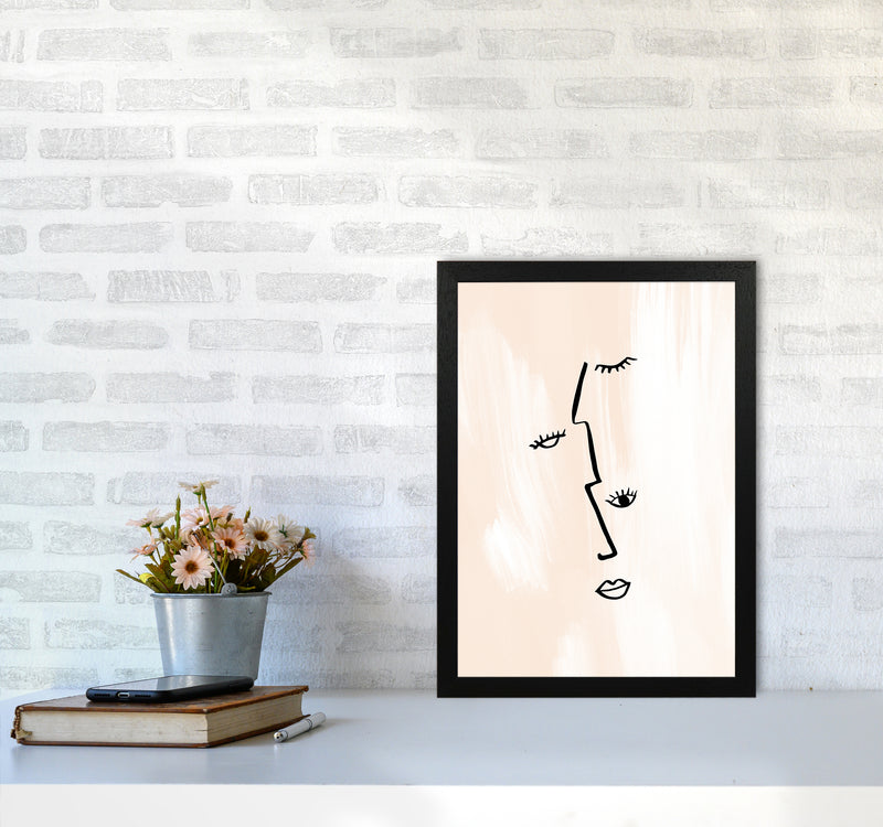 Printed Picasso Minimal Profiles2 By Planeta444 A3 White Frame