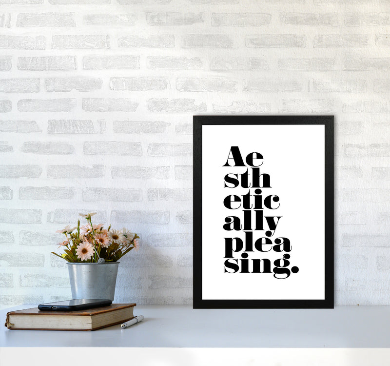 Aesthetically Pleasing By Planeta444 A3 White Frame