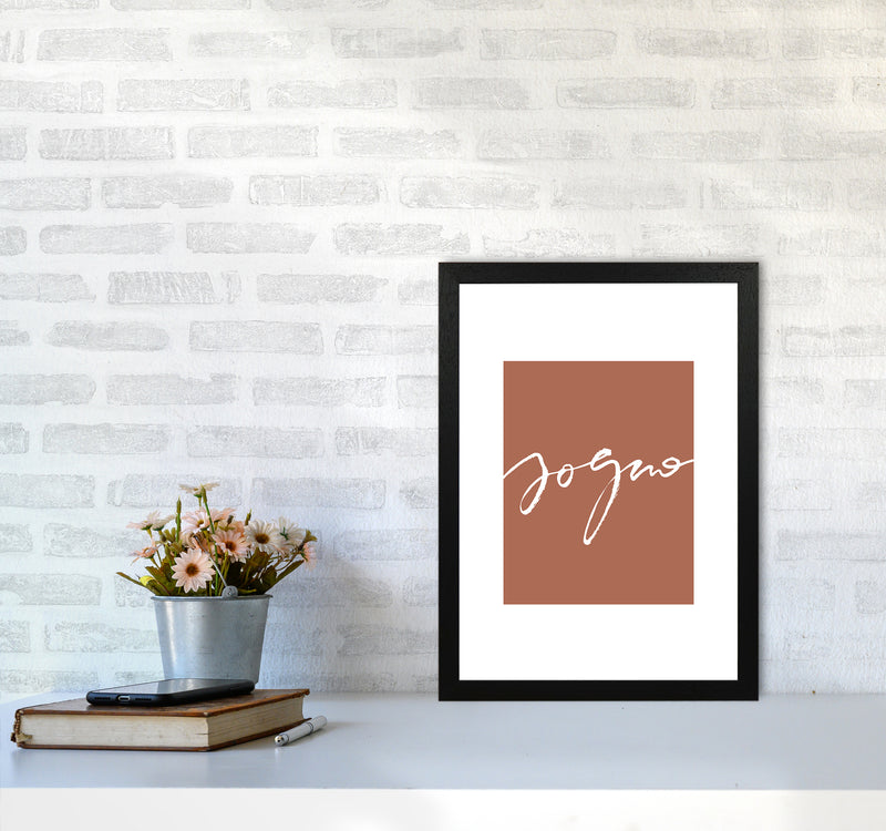 Sogno Cavern Clay By Planeta444 A3 White Frame