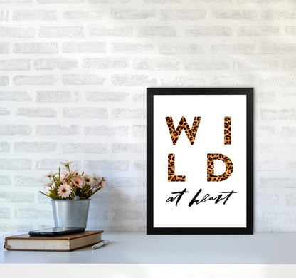 Wild At Heart By Planeta444 A3 White Frame