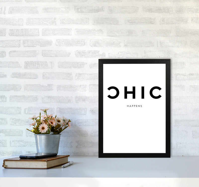 Chic Happens2 By Planeta444 A3 White Frame