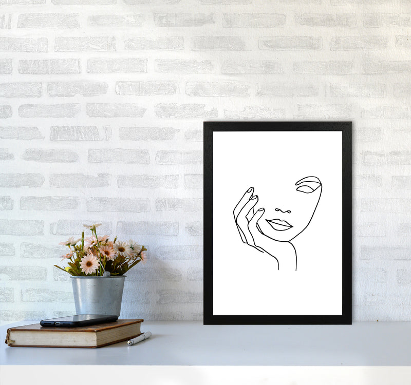 Hand One Eye By Planeta444 A3 White Frame