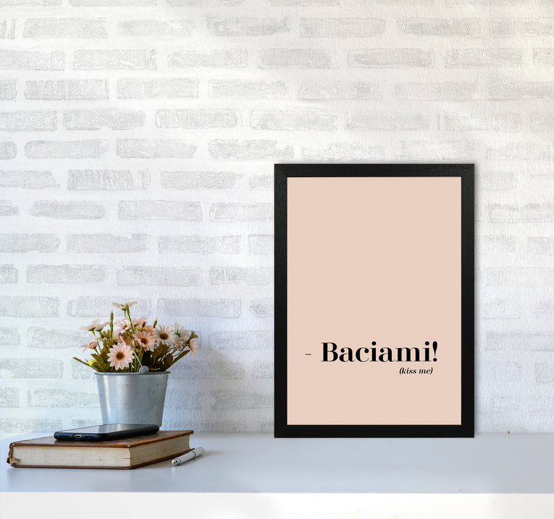Baciami By Planeta444 A3 White Frame