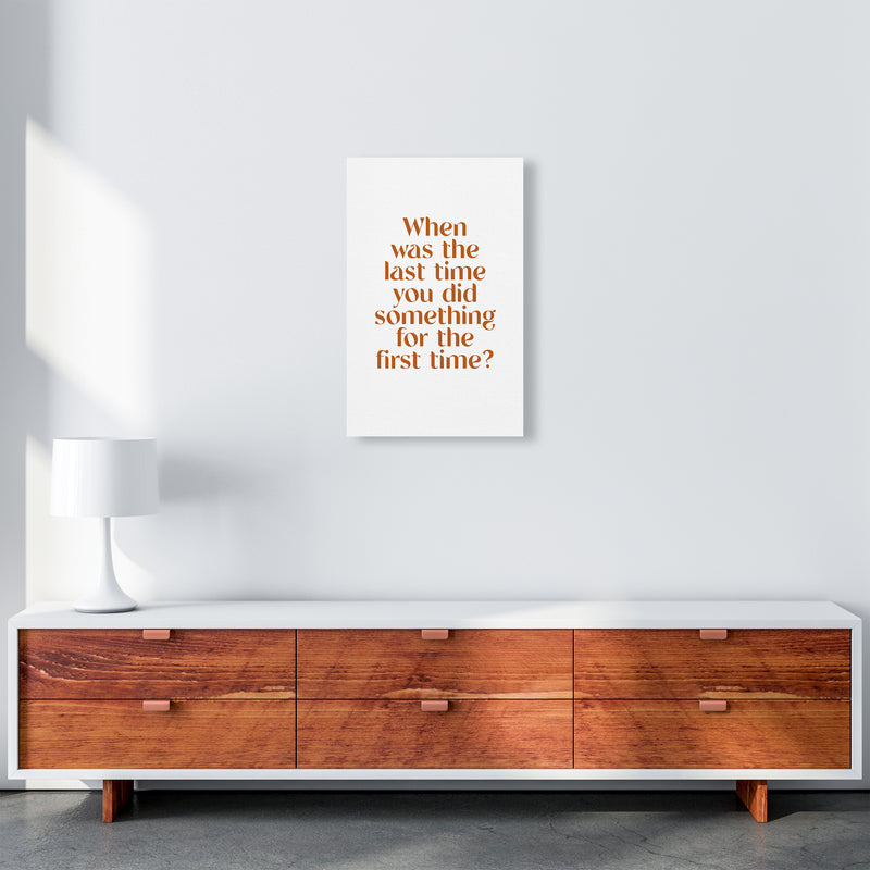When Was The Last Time By Planeta444 A3 Canvas
