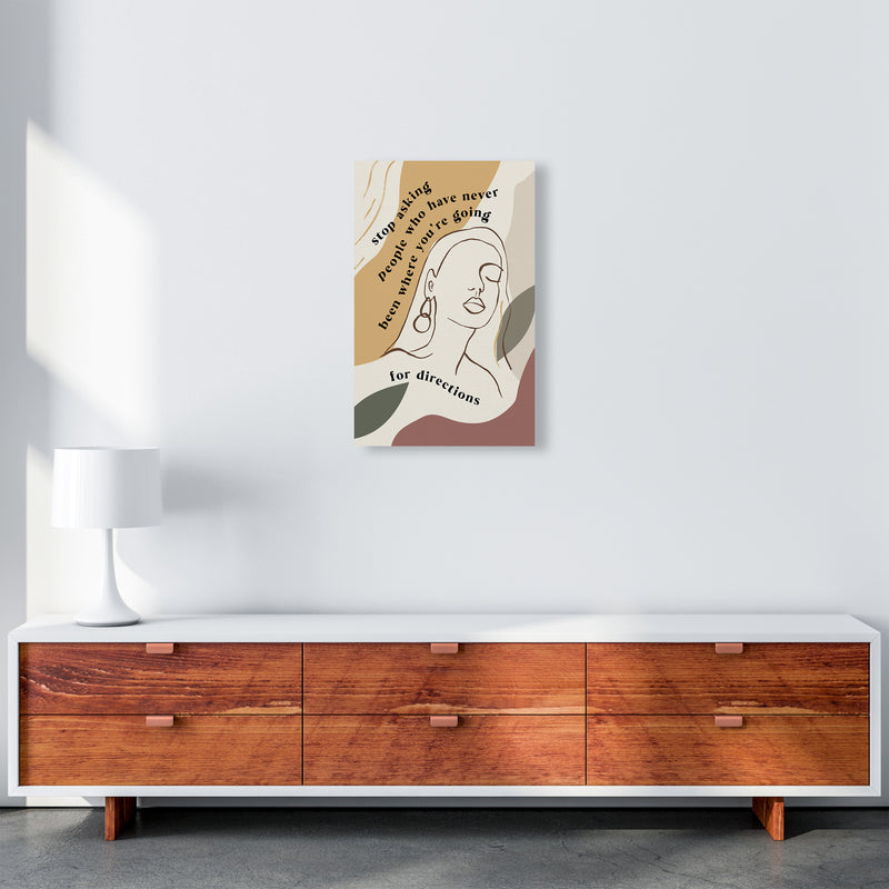Stop Asking People By Planeta444 A3 Canvas