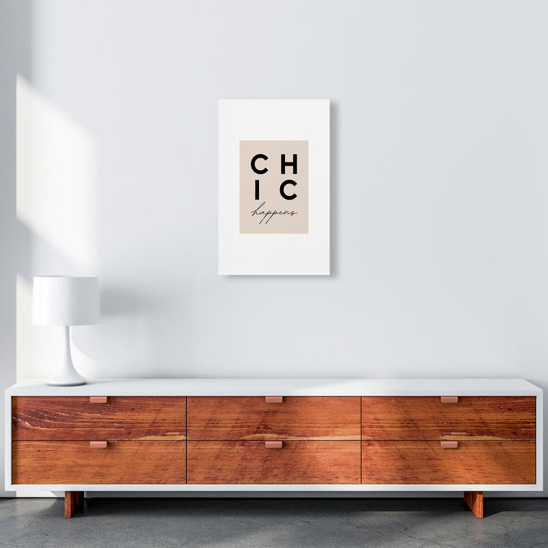 Chic Happens3 By Planeta444 A3 Canvas